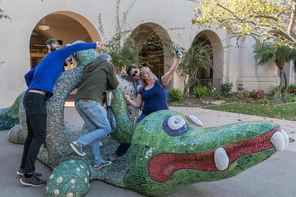 Balboa Park Scavenger Hunt Selfie
