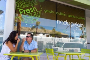 Coronado Two People with Gelato